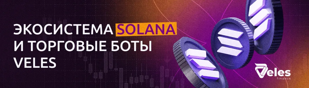 Экосистема Solana и торговые боты Veles