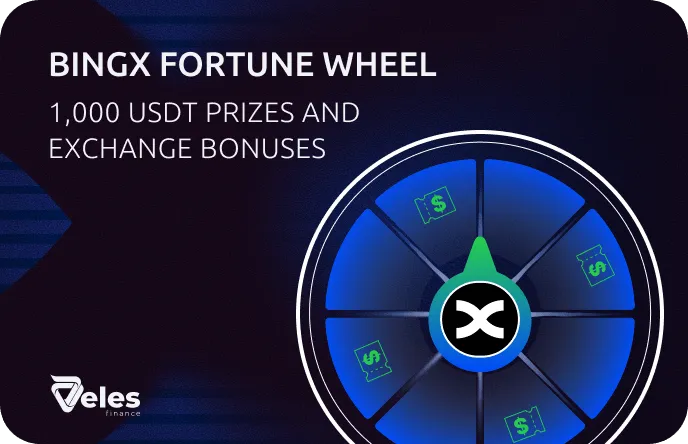 Veles and BingX Launch the "Wheel of Fortune": Prizes up to 1000 USDT and More